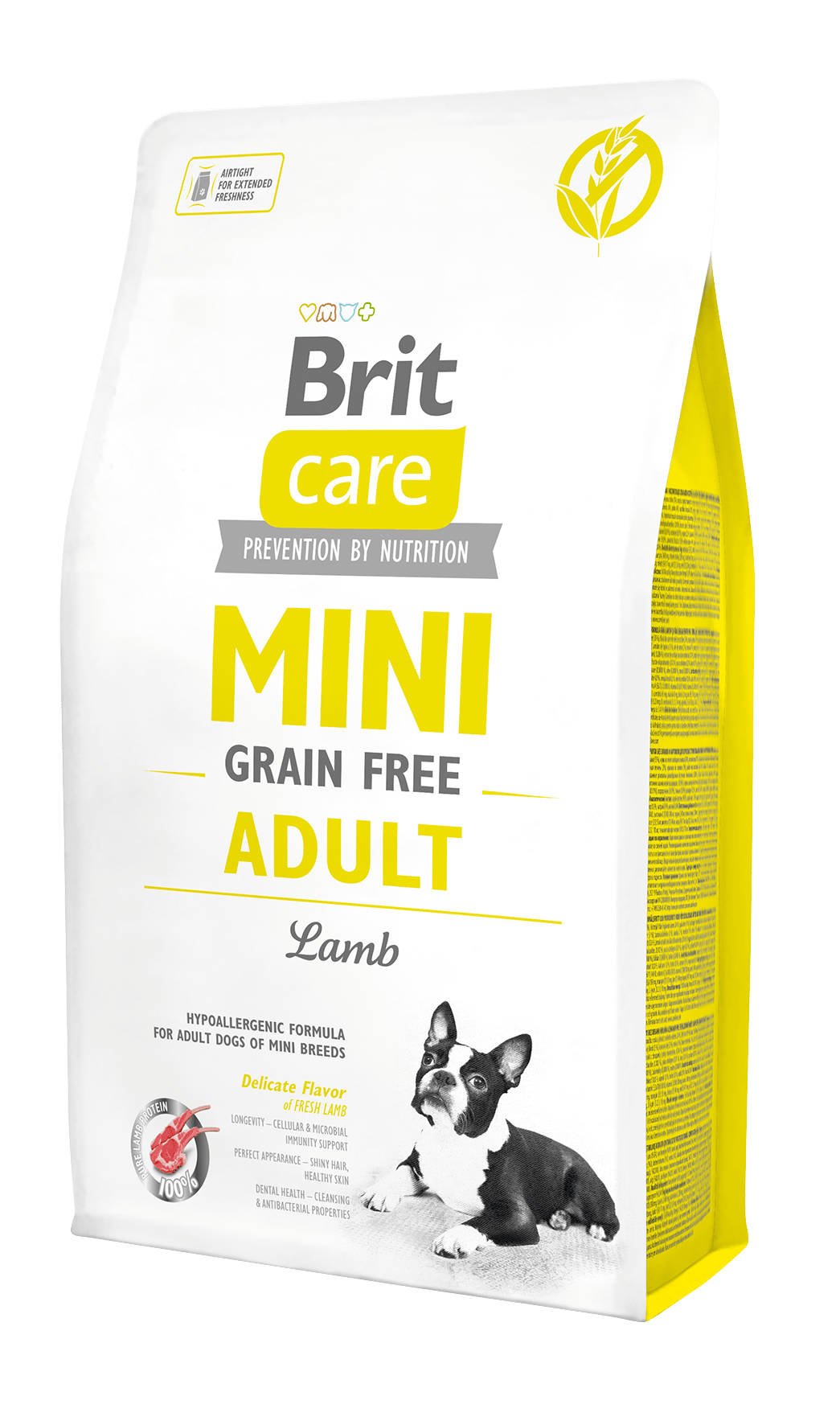 Brit Care Tahılsız Mini Adult Kuzu Etli Yetişkin Köpek Maması 7 KG