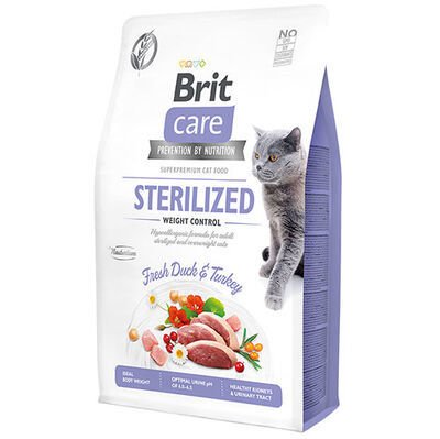 Brit Care Sterilised Ördek ve Hindi Tahılsız Kısırlaştırılmış 2 KG