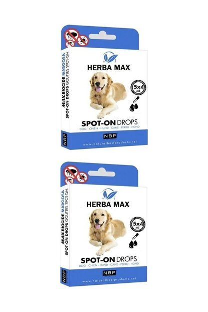 HERBAMAX BİTKİSEL KÖPEK ENSE DAMLASI 5X4 ML