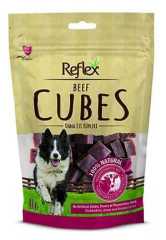 RFT-109 REFLEX BİFTEK DİLİM KÜP KÖPEK İÇİN KURUTULMUŞ ET ÖDÜL MAMASI 80 GR (12)