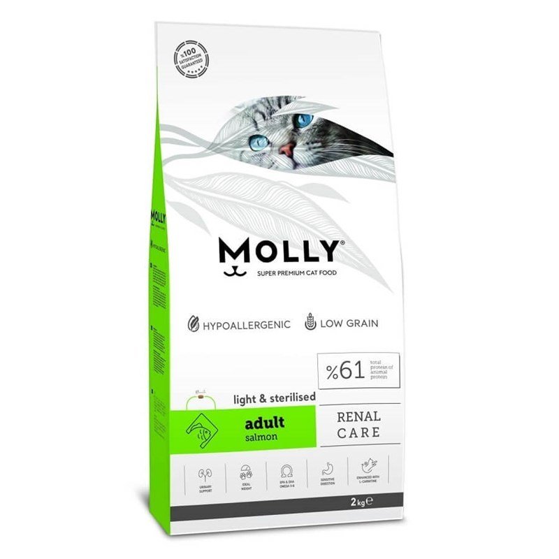 MOLLY LIGHT KISIR SOMONLU KEDİ MAMASI 15 KG