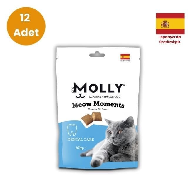 MOLLY MEOW MOMENTS AGIZ VE DİŞ SAĞLIĞI KEDİ ÖDÜL MAMASI 60 GR