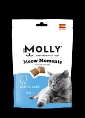 MOLLY MEOW MOMENTS AGIZ VE DİŞ SAĞLIĞI KEDİ ÖDÜL MAMASI 60 GR
