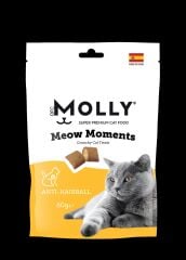 MOLLY MEOW MOMENTS TÜY YUMAĞI KONTROLÜ KEDİ ÖDÜL MAMASI 60 GR