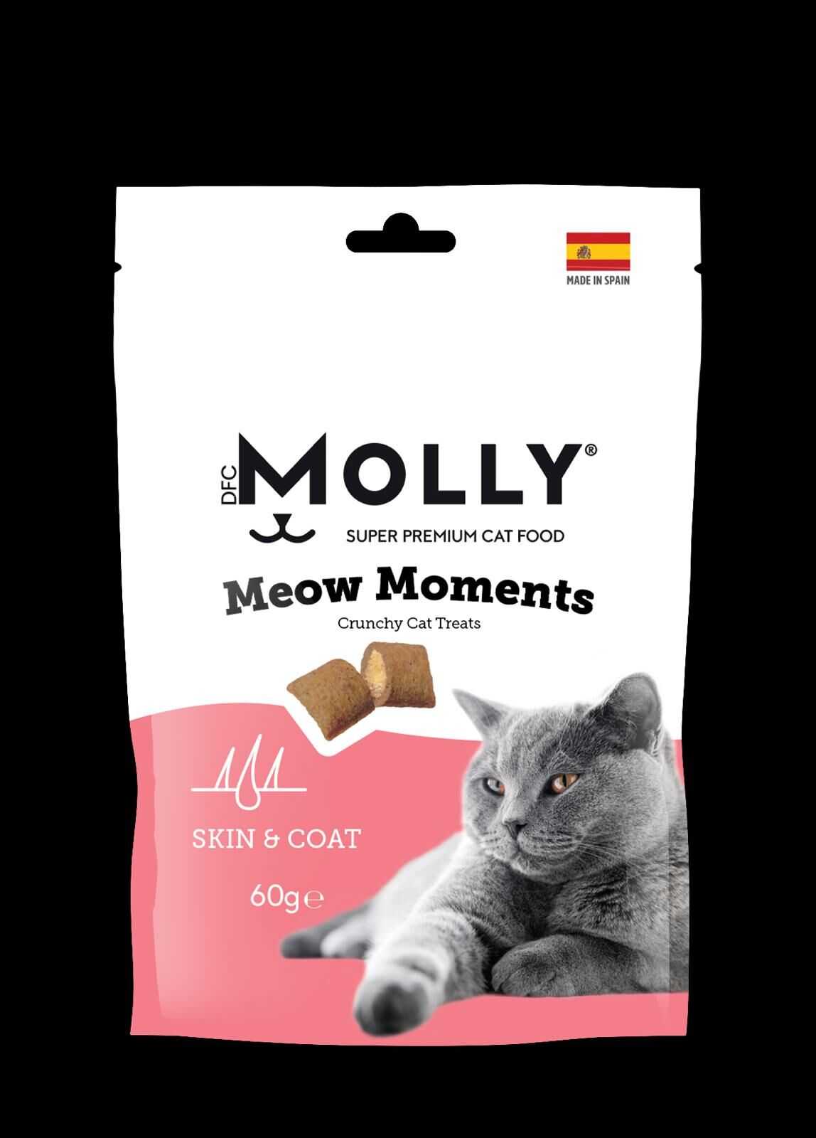 MOLLY MEOW MOMENTS DERİ VE TÜY BAKIMI KEDİ ÖDÜL MAMASI  60 GR