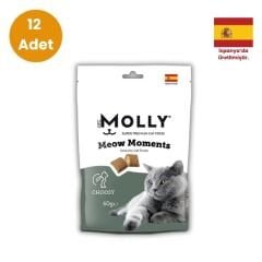 MOLLY MEOW MOMENTS CHOOSY ZOR BEĞENEN KEDİ ÖDÜLÜ 60gr x 12 ADET