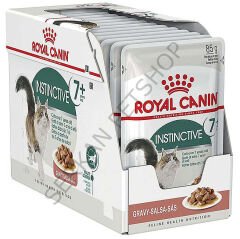 Royal Canin BOX Pouch Gravy Instinctive +7 Yaşlı Kedi Yaş Maması 85 Gr x 12 Adet