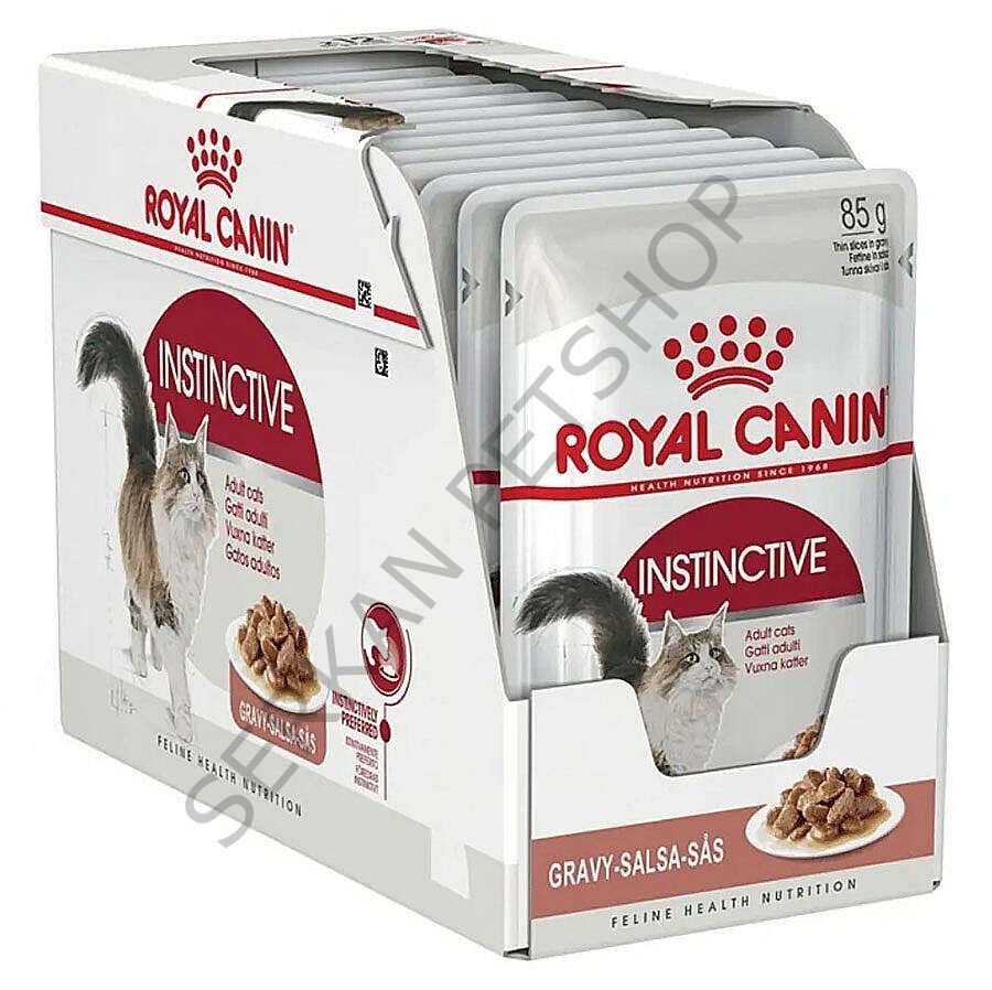 Royal Canin BOX Pouch Gravy Instinctive Yaş Kedi Maması 85 Gr x 12 Adet