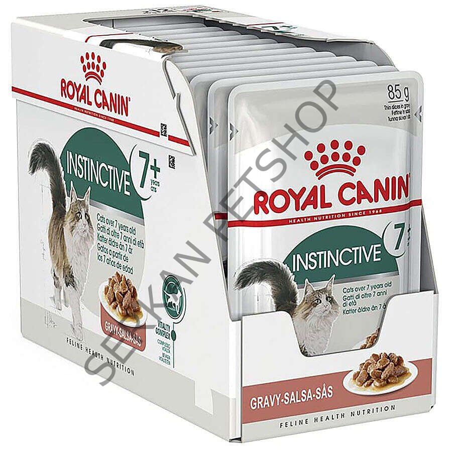 Royal Canin BOX Pouch Gravy Instinctive +7 Yaşlı Kedi Yaş Maması 85 Gr x 1