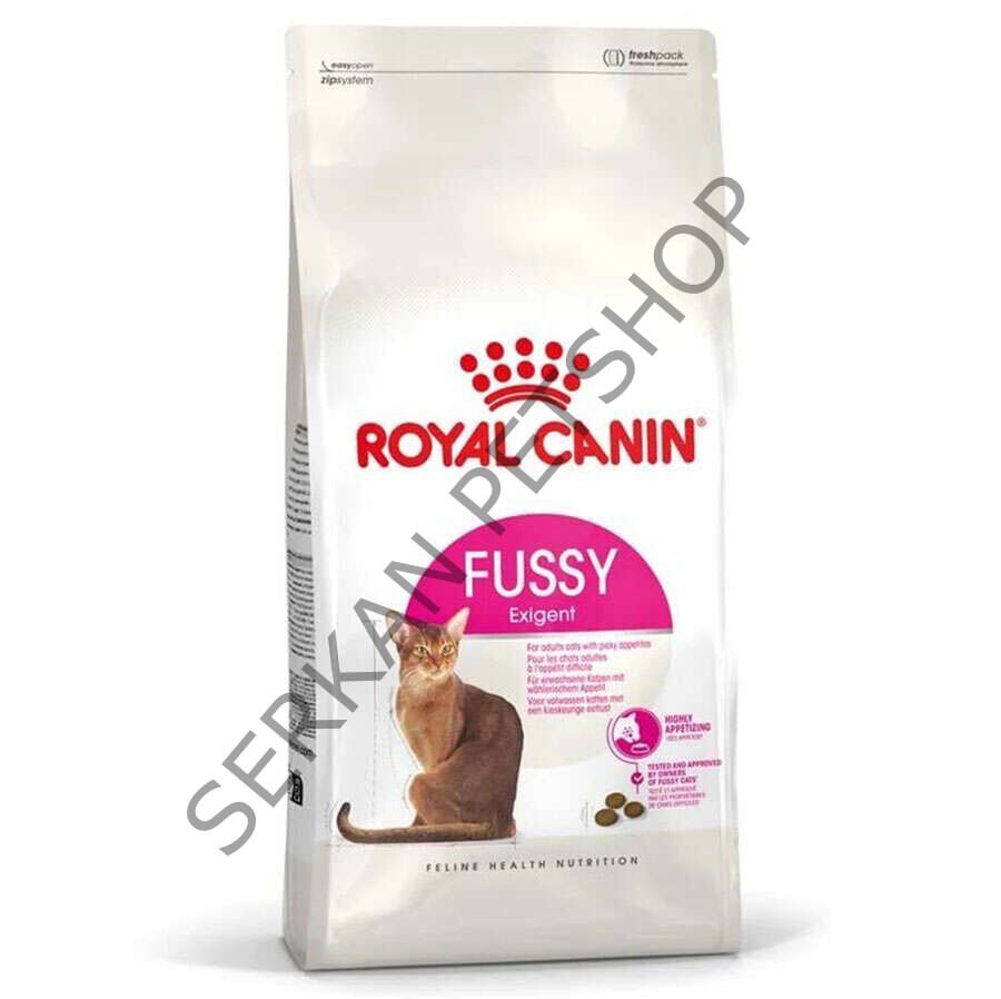 Royal Canin Fussy Exigent Seçici Kedi Maması 2 Kg + Elexsus Kediler İçin Şampuan 250 ml