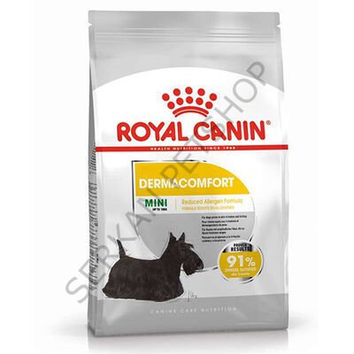 Royal Canin Mini Dermacomfort Küçük Irk Hassas Köpek Maması 3 Kg + Elexsus Köpekler İçin Şampuan 250 ML