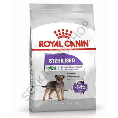 Royal Canin Mini Sterilised Küçük Irk Kısırlaştırılmış Köpek Maması 3 Kg + Elexsus Köpkler İçin Şampuan 250 ML