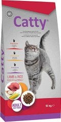 CATTY KUZU ETLİ KEDİ MAMASI 15 KG