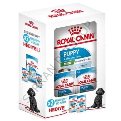 Royal Canin BOX Mini Puppy Küçük Irk Yavru Köpek Maması 2 Kg + Elexsus Köpekler İçin Şampuan 250 ML