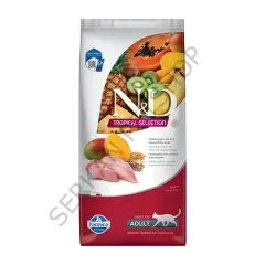 N&D Tropical Selection Tavuklu ve Tropikal Meyveli Yetişkin Kedi Maması 10kg