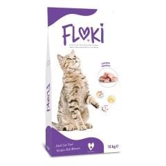 FLOKİ TAVUKLU KEDİ MAMASI 15 KG