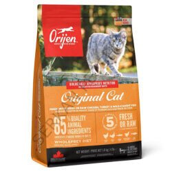 Orijen Original Cat Tahılsız Yavru ve Yetişkin Kedi Maması 1,8 Kg + Elexsus Kediler İçin Şampuan 250 ML