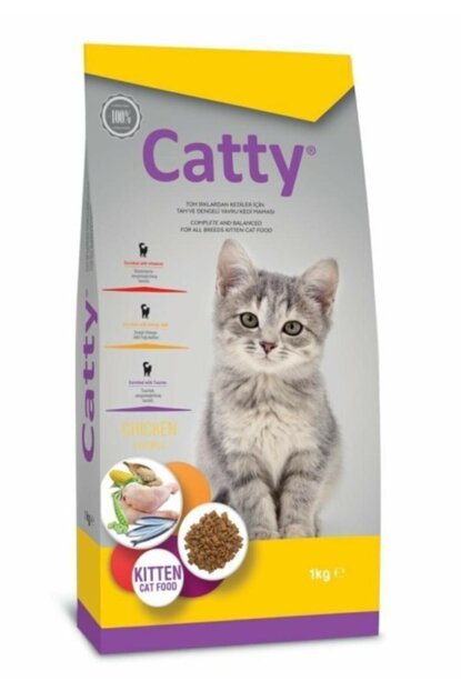 CATTY KITTEN TAVUKLU 1 KG