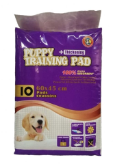 HUSHPET ULTRA EMİCİ YAVRU KÖPEK ÇİŞ EĞİTİM PEDİ 60X45CM 10LU