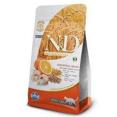 N&D LOW GRAİN BALIKLI & PORTAKALLI ADULT CAT 10 KG
