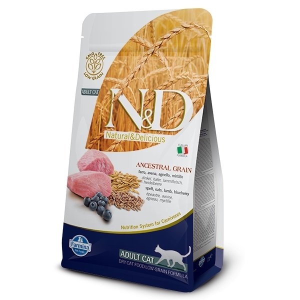 N&D LOW KUZU & YABAN MERSİNİ ADULT CAT 10 KG