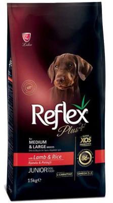 REFLEX PLUS JUNİOR KUZULU KÖPEK MAMASI 15+3 KG