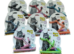 MERRY PAW KEDİ GÖĞÜS TASMASI REFLEKTÖRLÜ KIRMIZI