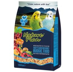 NATURE PLAN MEYVE ARAMOLU MUHABBET KUŞU YEMİ 1000 GR 12 Lİ