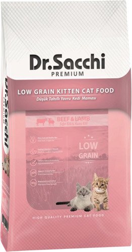 DR SACCHİ DÜŞÜK TAHILLI KİTTEN KEDİ MAMASI 1,5 KG