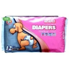 HUSHPET ULTRA EMİCİ KÖPEK KÜLOT ÇİŞ PEDİ XS 12Lİ