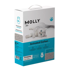 MOLLY AKTIF KARBONLU KEDI KUMU 10 LT