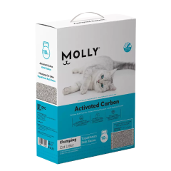 MOLLY AKTIF KARBONLU KEDI KUMU 10 LT