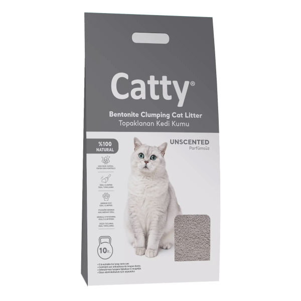 CATTY NATURAL KOKUSUZ KEDI KUMU 10 LT