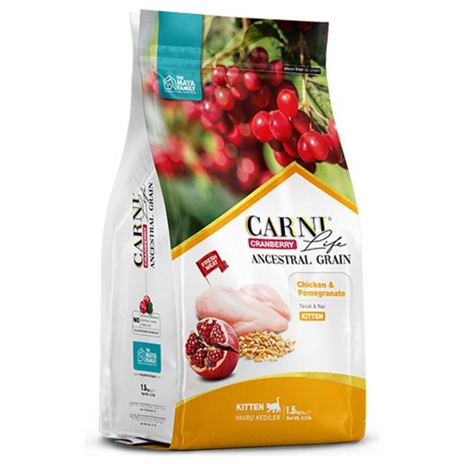 Carni Kitten Tavuk/Narlı Kedi Maması 1,5 Kg