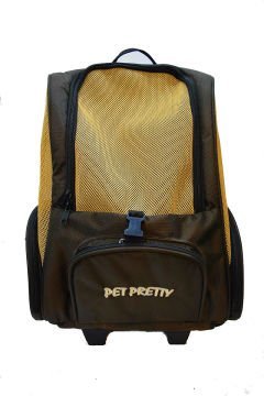 PETPRETTY ÇEKÇEKLİ SIRT ÇANTASI KAHVE