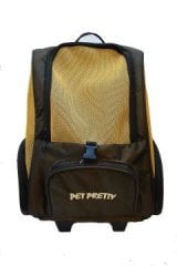 PETPRETTY ÇEKÇEKLİ SIRT ÇANTASI KAHVE
