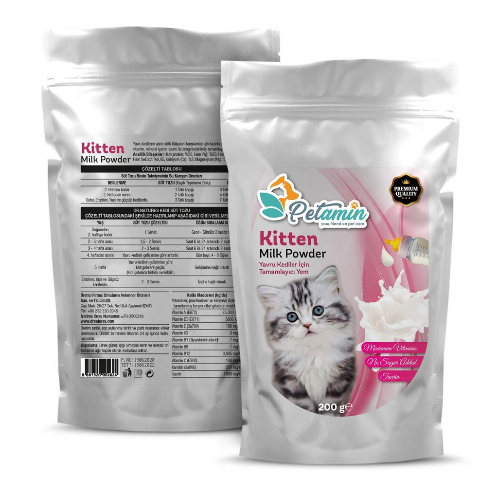 PETAMİN CATMİLK YAVRU KEDİ SÜT TOZU 200 GR
