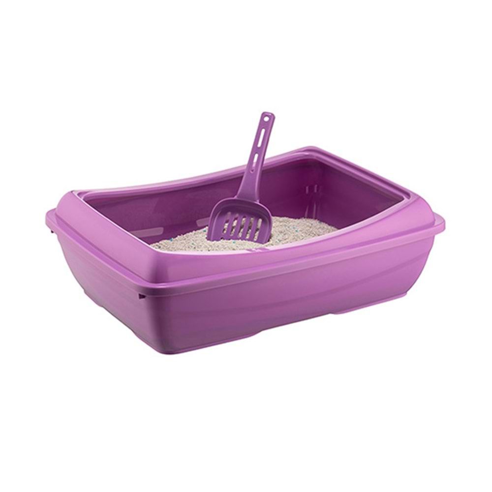 ŞENYAYL AÇIK KEDİ TUVALETİ KÜREKLİ (51X39X48)