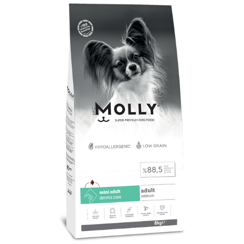 MOLLY MİNİ SOMON ETLİ YETİŞKİN KÖPEK MAMASI 8 KG