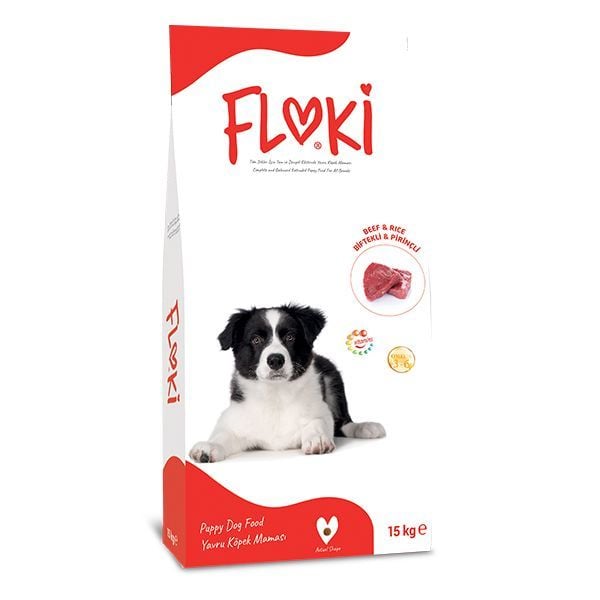 Floki Yavru Köpek Maması Biftekli 15 Kg