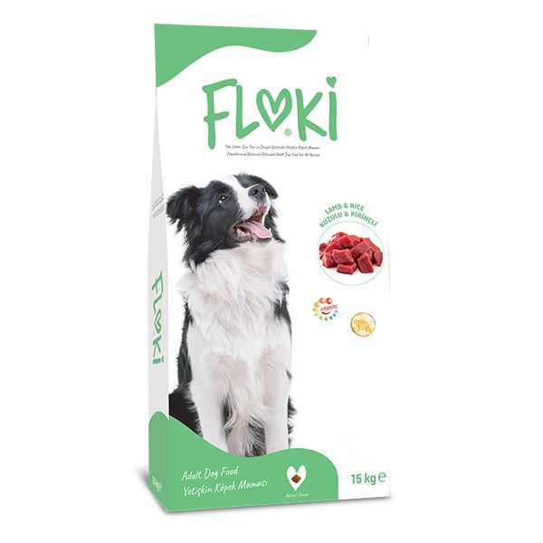 Floki Yetişkin Köpek Maması Kuzulu 15 KG