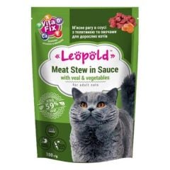 LEÖPÖLD SIĞIRLI YAŞ KEDİ MAMASI 100 GR 24 LÜ