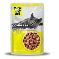 MİSS KİS TAVUKLU KEDİ YAŞ MAMASI 100 GR 24 LÜ