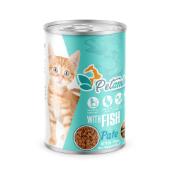 PETAMİN BALIKLI YAVRU KEDİ KONSERVE 415 GR 24  LÜ