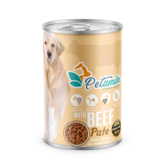 PETAMİN SIĞIR ETLİ KÖPEK KONSERVE 415 GR 24 LÜ